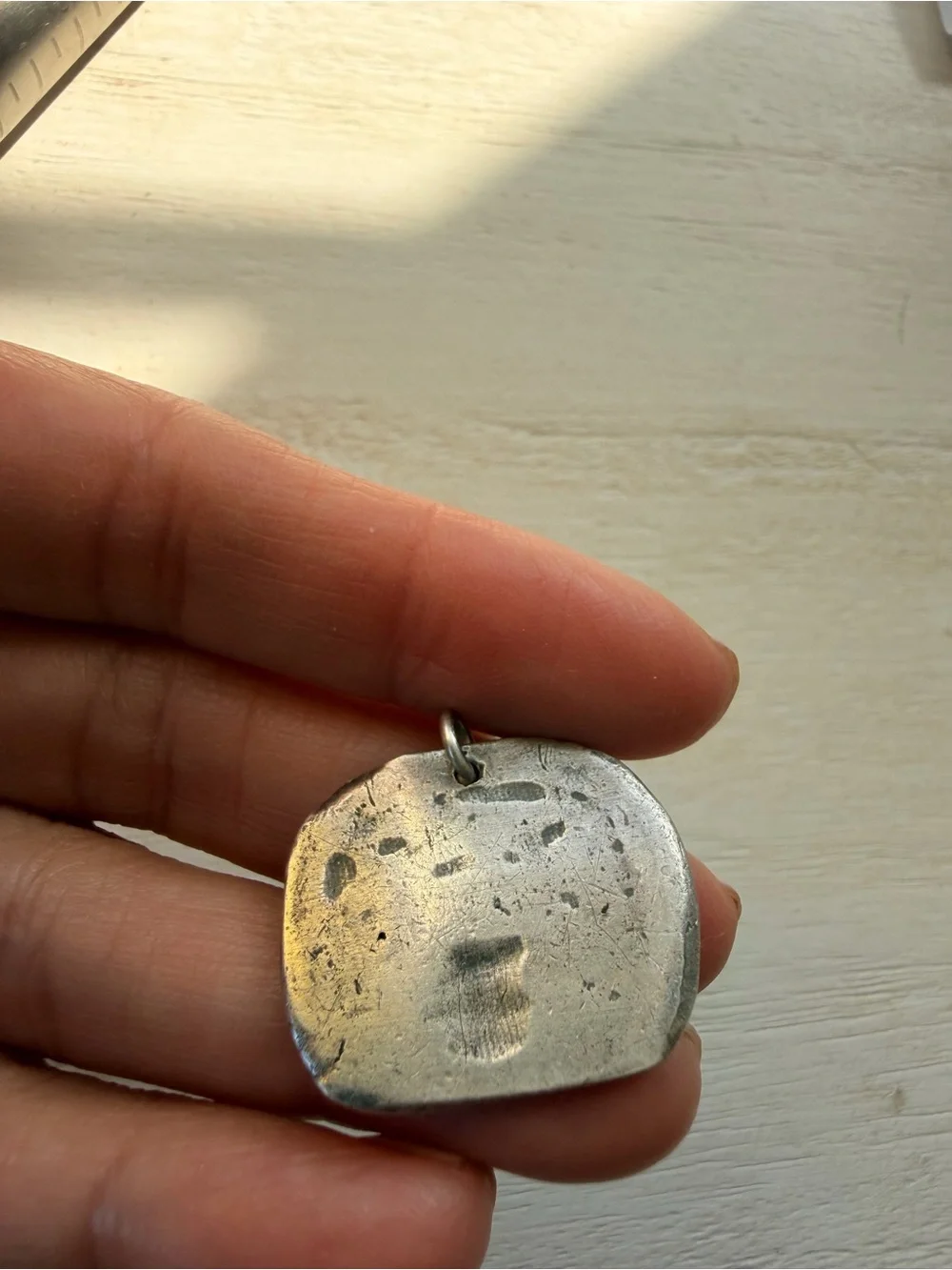 Vintage Lion Crest Medallion Pendant- sterling Silver unstamped